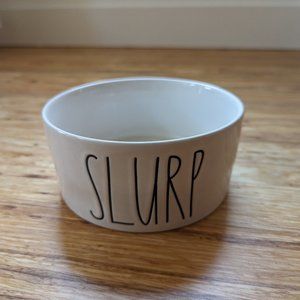 Rae Dunn "Slurp" dog pet food water bowl